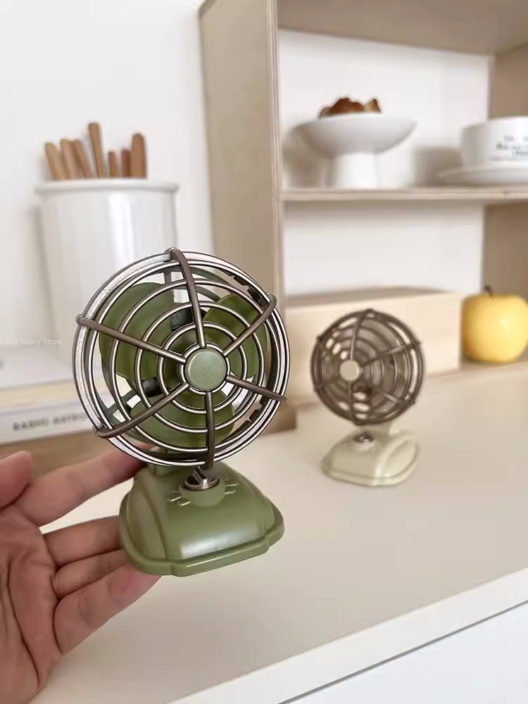 Retro Desktop Small Fan USB Ch - Office Furniture Equipment review and price