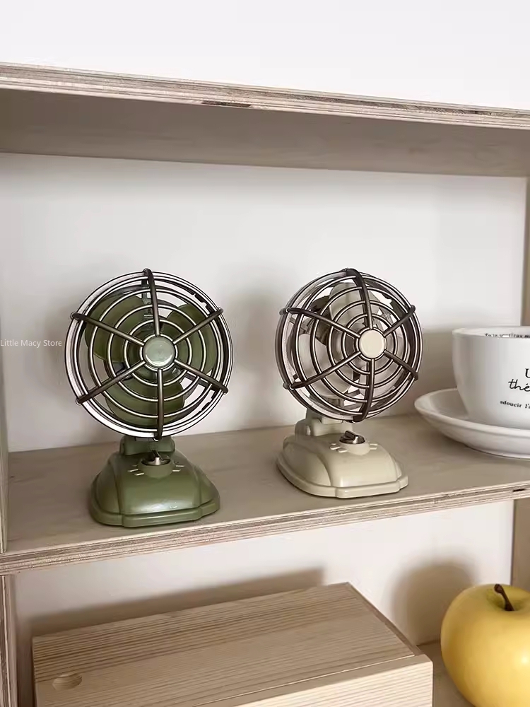 Retro Desktop Small Fan USB Ch - Office Furniture Equipment review and price