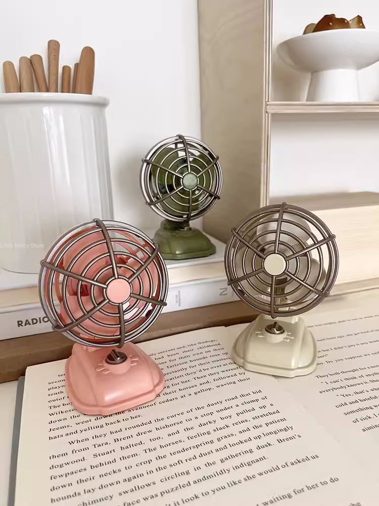 Retro Desktop Small Fan USB Ch - Office Furniture Equipment review and price