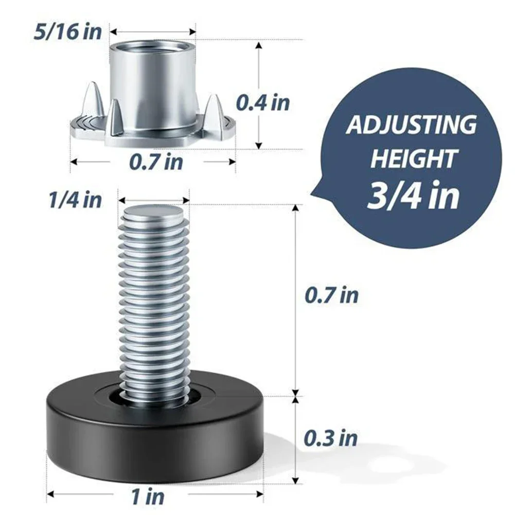 8PCS Adjustable Furniture Leve - Office Furniture Equipment review and price