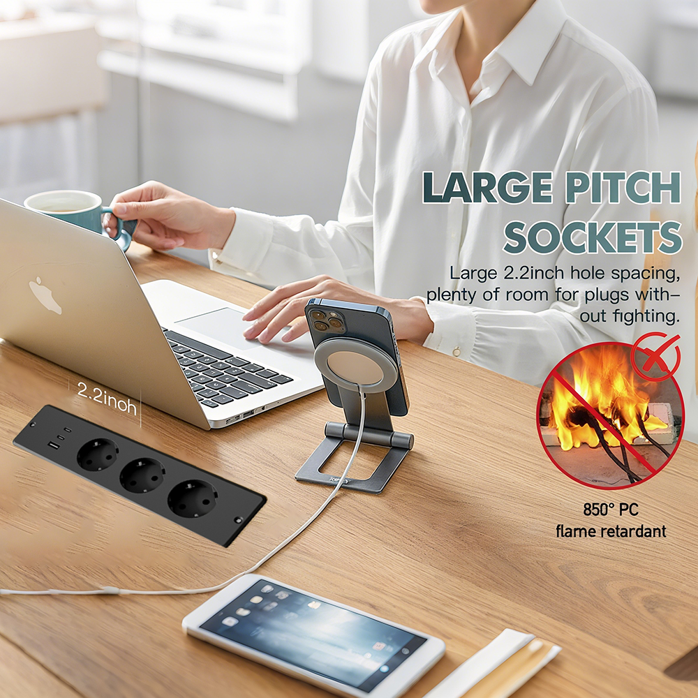 FUNAYA Built-in Socket EU KR w - Office Furniture Outlet review and price